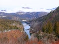 Tadami River Bridge Viewpoint at Kawai, Mishima, Onuma District,