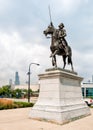 Tadeusz Kosciuszko Monument near Chicagos shedd aquarium, USA