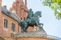 Tadeusz Kosciuszko monument near the entrance to famous Wawel ca