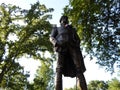 Tadeusz Kosciuszko Statue, Boston Public Garden, Boston, Massachusetts, USA Royalty Free Stock Photo