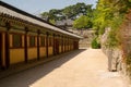 Taditional korean village,historical and authentical living Royalty Free Stock Photo