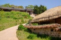 Taditional korean village,historical and authentical living Royalty Free Stock Photo