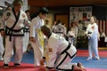 Tae Kwon Do test in Cedar Rapids, Iowa.