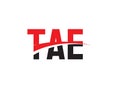 TAE Letter Initial Logo Design Vector Illustration