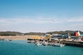 BaeksaJang port in Anmyeondo Island in Taean, Korea Royalty Free Stock Photo