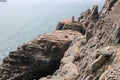 Rock, coast, cliff, promontory, sea, bedrock, klippe, terrain, geology, outcrop, escarpment, formation, cape, ancient, history, ar