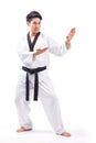Taekwondo action