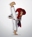 Taekwondo martial art Royalty Free Stock Photo