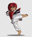 Taekwondo martial art Royalty Free Stock Photo
