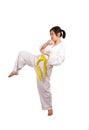 Taekwondo training Royalty Free Stock Photo