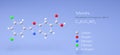 tafamidis molecule, molecular structures, miscellaneous therapeutic agents, 3d model, Structural Chemical Formula and Atoms with