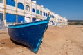 Tafedna, beach, boat and village