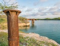 Tafelberg Mountain and Quarry Curacao Views Royalty Free Stock Photo