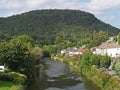 TAFF RIVER IN PONTYPRIDD SOUTH WALES VALLEYS