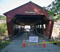 Taftsville Vermont Covered Bridge after Irene