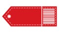 Tag with barcode. Label Price Tag Icon Pictogram Royalty Free Stock Photo