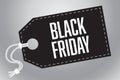 Tag Black Friday Sale Vector Illustration 1 Royalty Free Stock Photo