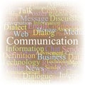 Tag cloud Communication Royalty Free Stock Photo