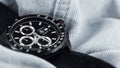 Tag Heuer Formula One Automatic Calibre 16 in Denim Background