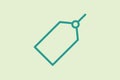Tag icon. icon related to UI elements. suitable for web site, app, user interfaces,element, printable etc. line icon style. simple Royalty Free Stock Photo