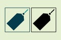 Tag icon. icon related to UI elements. suitable for web site, app, user interfaces,element, printable etc. solid icon style. Royalty Free Stock Photo