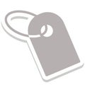 Tag Isolated Vector icon that can be easily edit or modified. Royalty Free Stock Photo