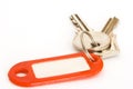Tag and keys Royalty Free Stock Photo
