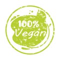 Tag rubber stamp label vegan product quality