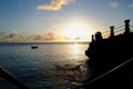 Taga Beach, Tinian at sunset