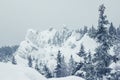 Taganai nature park with view of mountains and forest, Ural, Russia