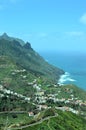 Taganana, town between mountains. Tenerife, Spain Royalty Free Stock Photo