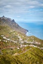 Taganana village mountain landscape, Tenerife Royalty Free Stock Photo