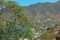 Taganga skyline cityscape Magdalena in Colombia South America Royalty Free Stock Photo