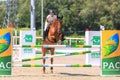 TAGANROG, ROSTOV-ON-DON REGION, AUGUST 6, 2017: Competitions in equestrian sport, devoted to the Day of Liberation of the Neklinov