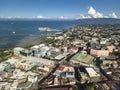 Tagbilaran, Bohol, Philippines - Nov 2021: Aerial of Downtown Tagbilaran.