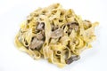 Tagliatelle ai funghi porcini Royalty Free Stock Photo