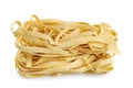 Tagliatelle italian pasta Royalty Free Stock Photo