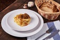 Tagliatelle with veal sauce