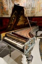 Beautiful painted Harpsichord from the Tagliavini Collection Bologna Italy