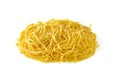 Tagliolini, italian egg pasta Royalty Free Stock Photo