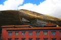 Tagong temple, a famous Sakya Tibetan Buddhism temple Royalty Free Stock Photo