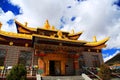Tagong temple, a famous Sakya Tibetan Buddhism temple Royalty Free Stock Photo