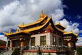 Tagong temple, a famous Sakya Tibetan Buddhism temple Royalty Free Stock Photo