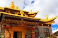 Tagong temple, a famous Sakya Tibetan Buddhism temple Royalty Free Stock Photo