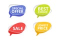 Special offer, best choice, sale and lowest price Royalty Free Stock Photo