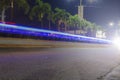 Tagum Super Highway Going to Davao City with Light-Trail Effect