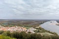 Tagus River in the Portuguese countryside near Santarem