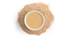 Tahini in a bowl Royalty Free Stock Photo