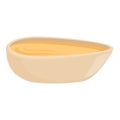 Tahini food icon cartoon vector. Bread spread