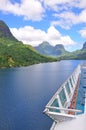 Tahiti islands landscape